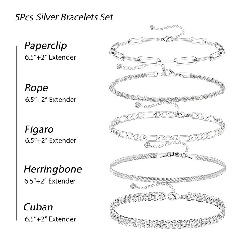 Liora - 5pc Classic Bracelet Set