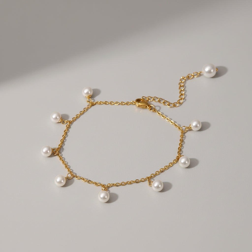 Natalie - Gold Anklet