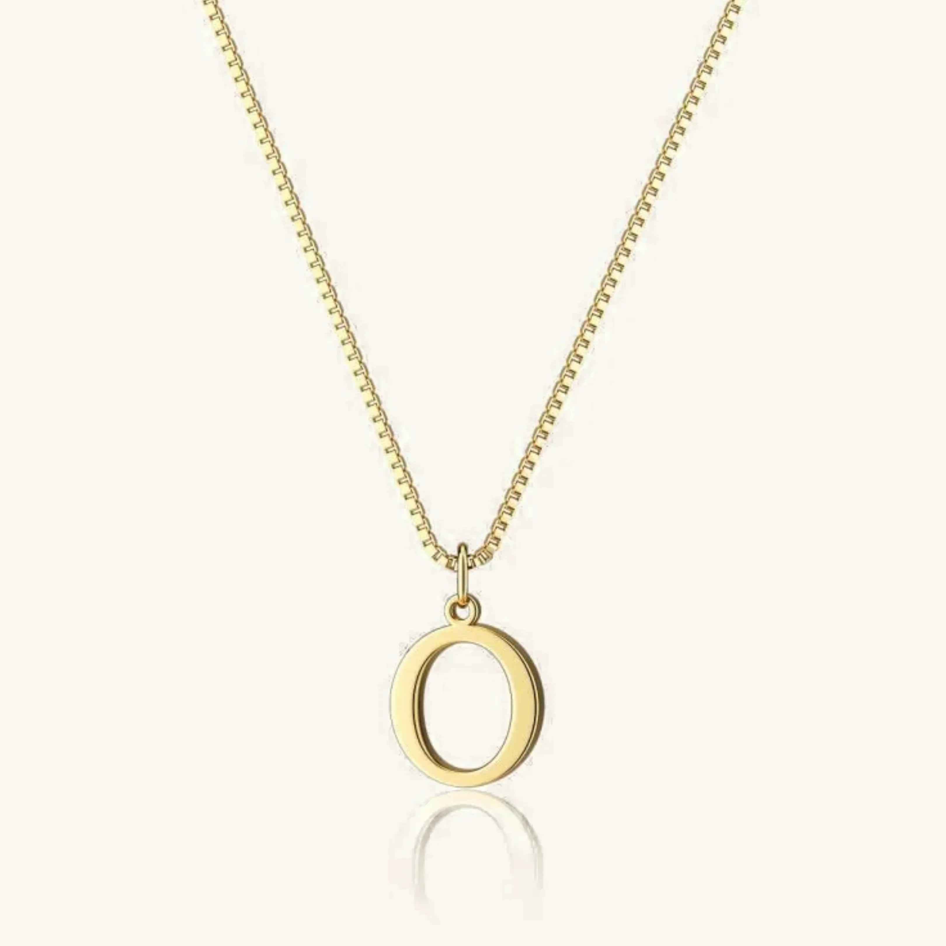 Karina Letter Initial Gold Necklace