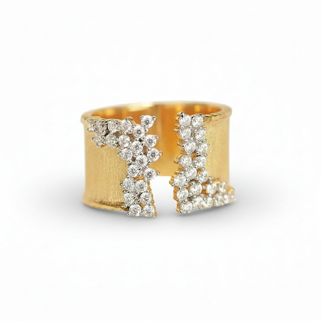 Open Zircon Ring