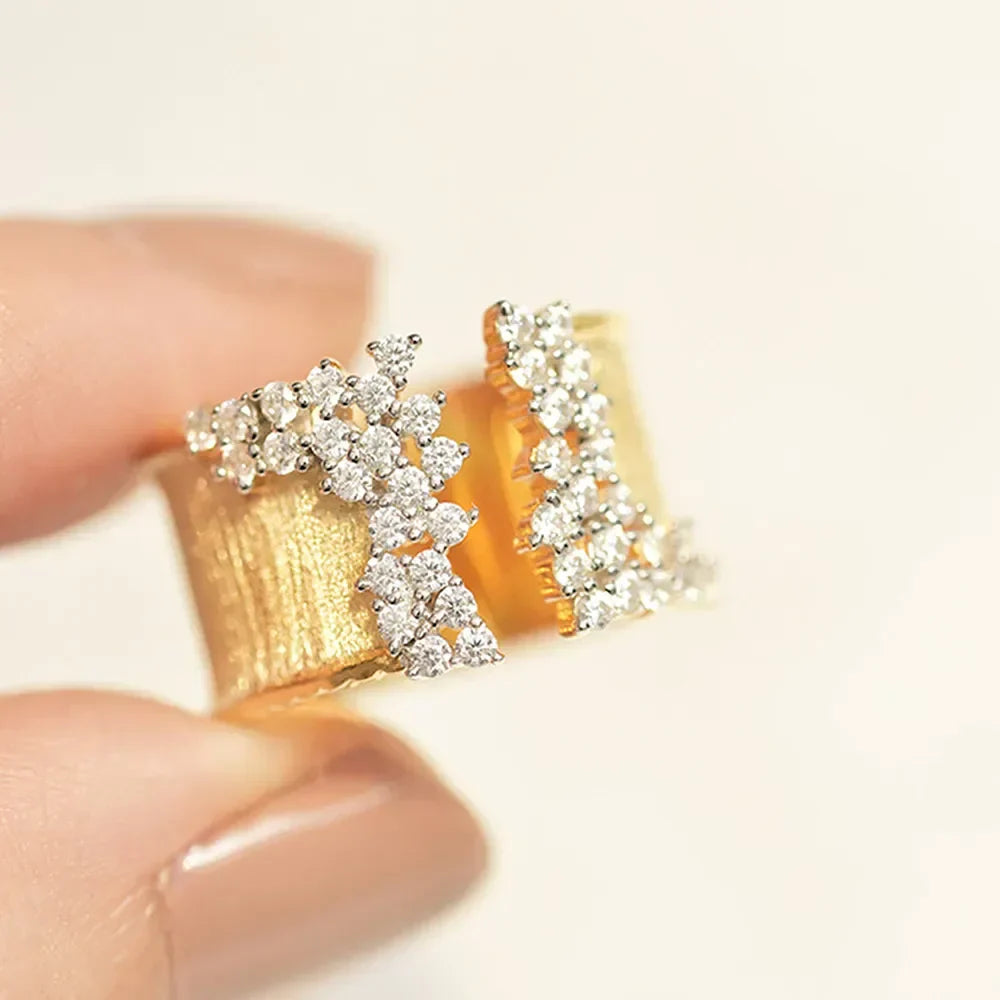 Open Zircon Ring