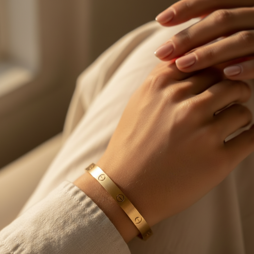 Love Style Screw Cuff Bracelet