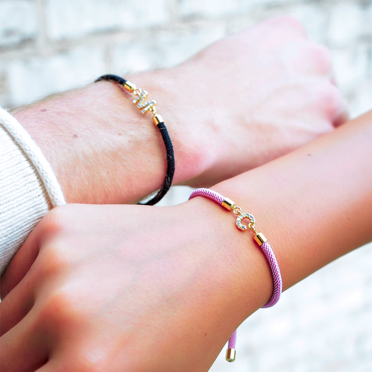 Liora - Adjustable Letter Initial Bracelets