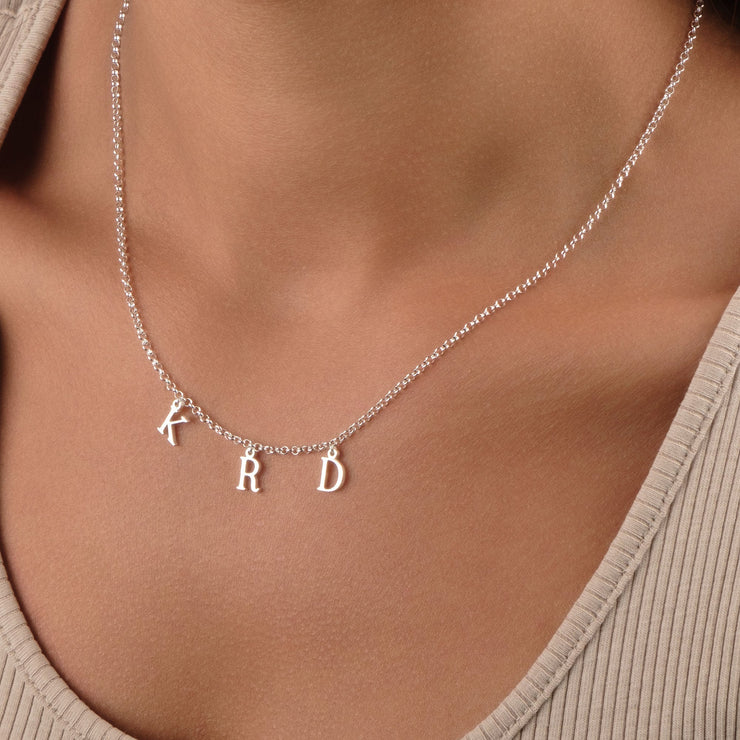 Personalized Triple Initial Necklace