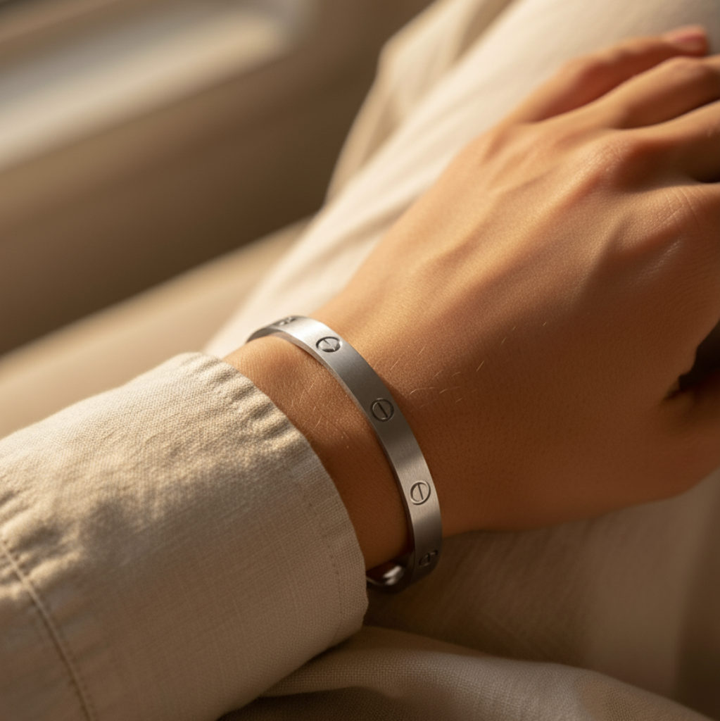 Love Style Screw Cuff Bracelet