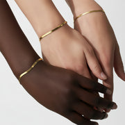 Mara - Bold Herringbone Bracelet