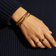 Molly - Twisted Gold Bracelet