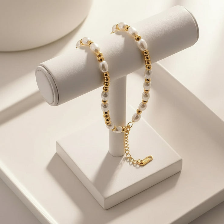 Riley - Freshwater Pearl Bracelet