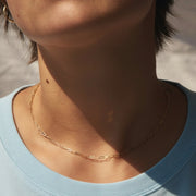 Leonie - Classic Paperclip Chain Necklace