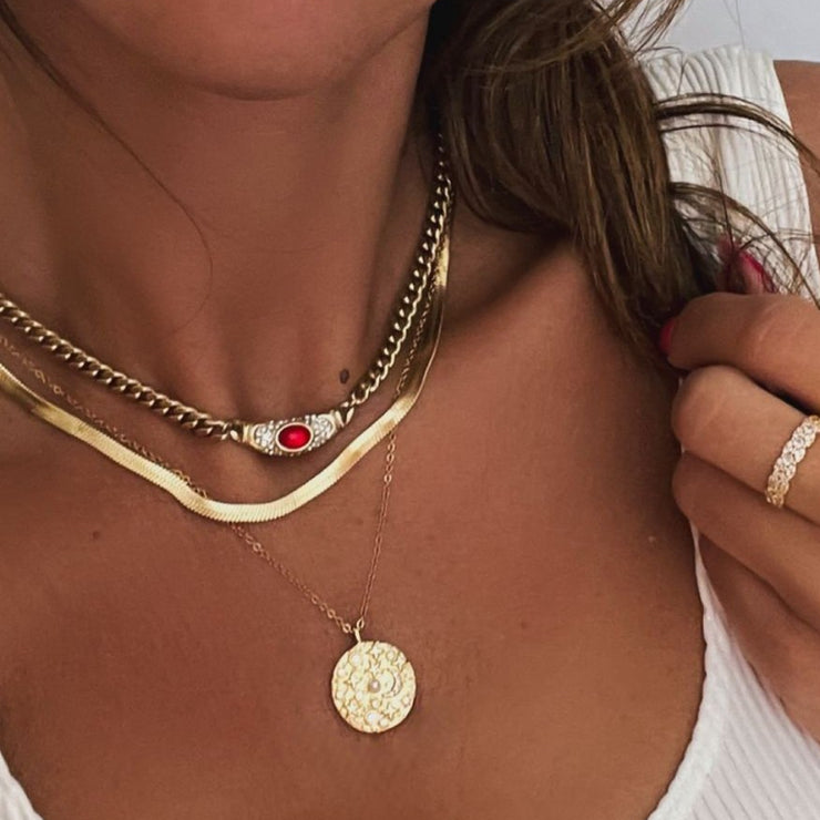 Jasmine - Vintage Gemstone Necklace