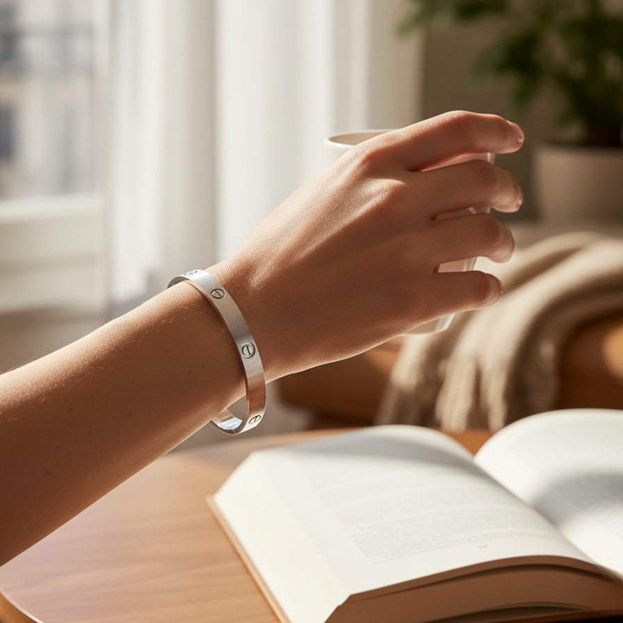 Love Style Screw Cuff Bracelet