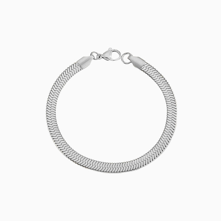 Mara - Bold Herringbone Bracelet