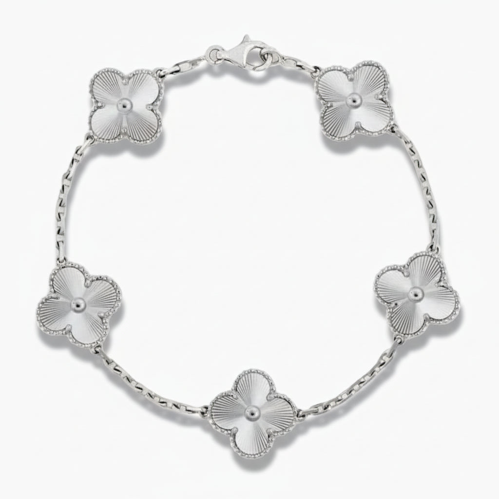 Golden Clover Bloom Bracelet
