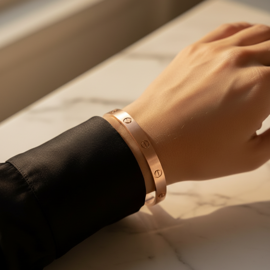 Love Style Screw Cuff Bracelet