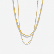 Sienna - Layered Gold Chain Necklace