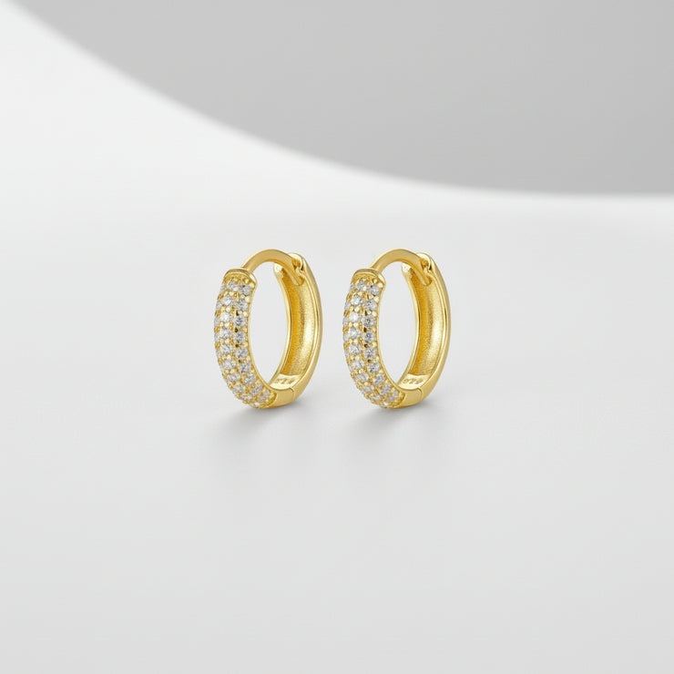 Lena - Chunky Huggie Earrings