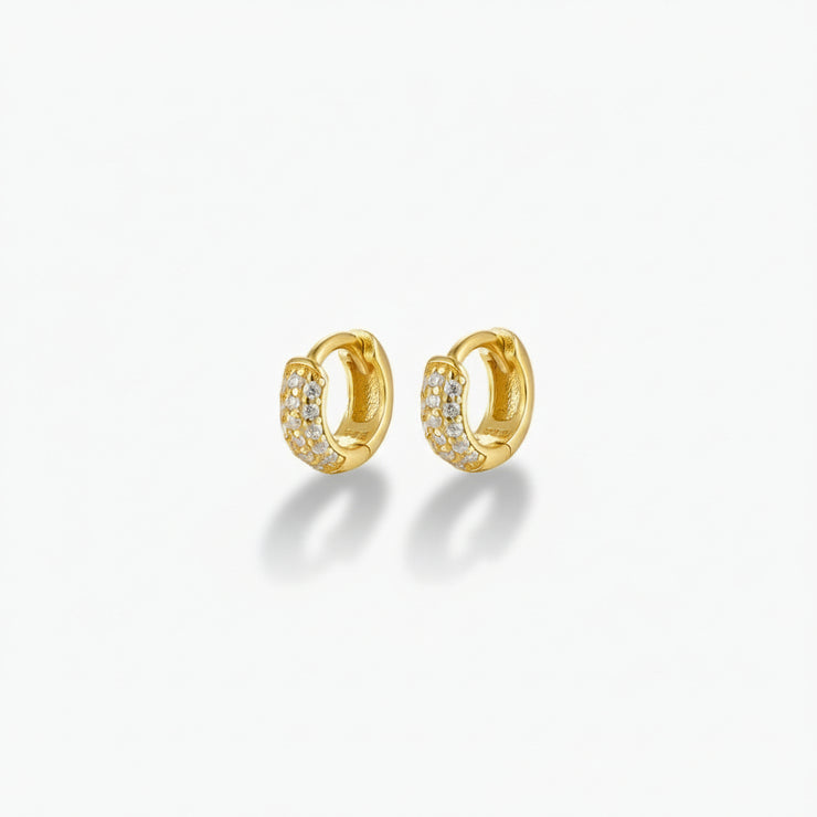 Lena - Chunky Huggie Earrings