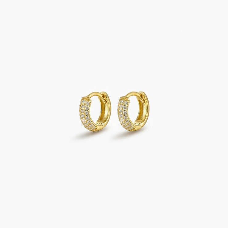 Lena - Chunky Huggie Earrings