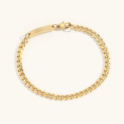 Rosemary - Bar Link Chain Bracelet