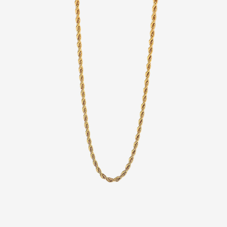Riley - Rope Chain Gold Necklace