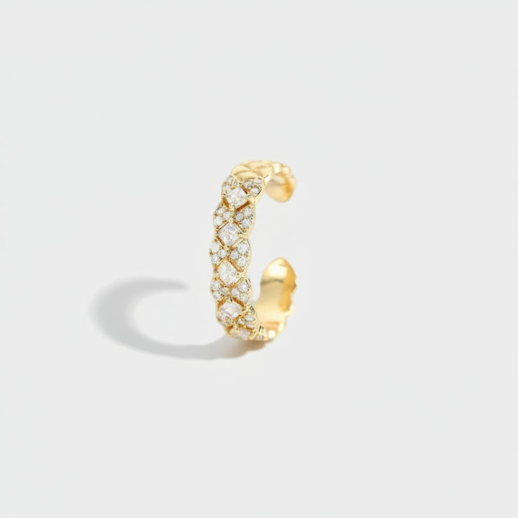 Nell - Gold Patterned Ring