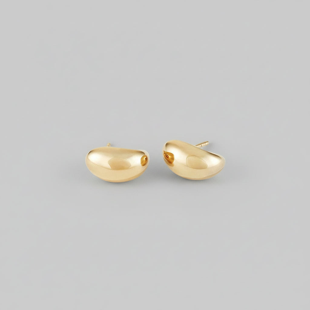 Lindsay - Smooth Huggie Earrings