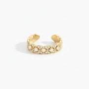 Nell - Gold Patterned Ring