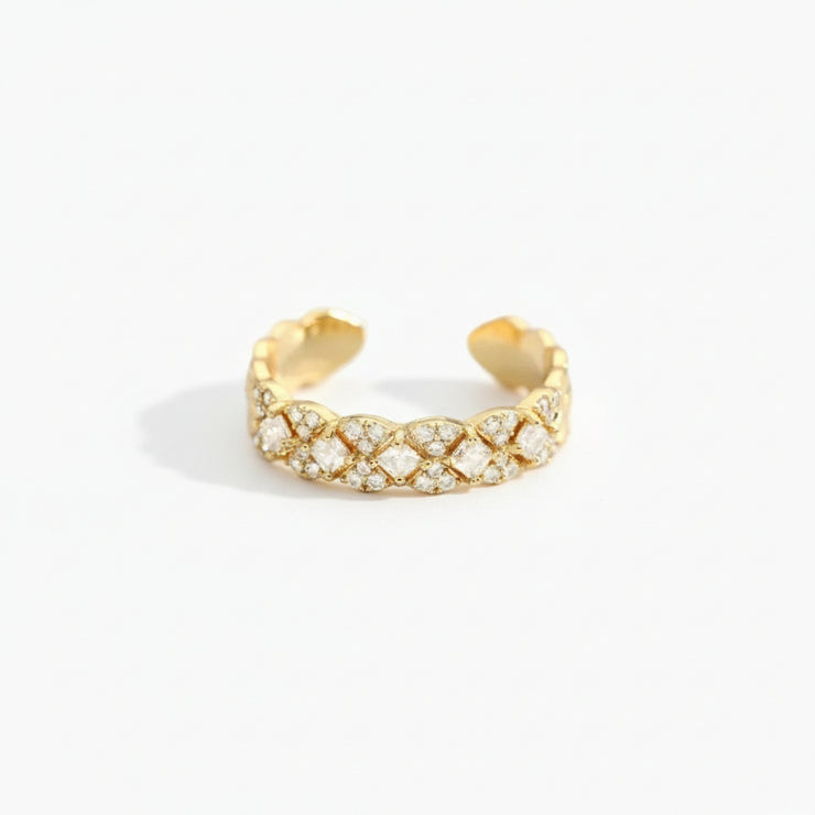 Nell - Gold Patterned Ring