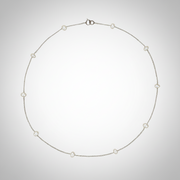 Isabella - Silver Ten Pearl Choker