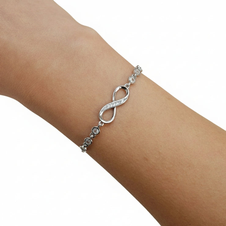 Infinity love - Sterling Silver Bracelet