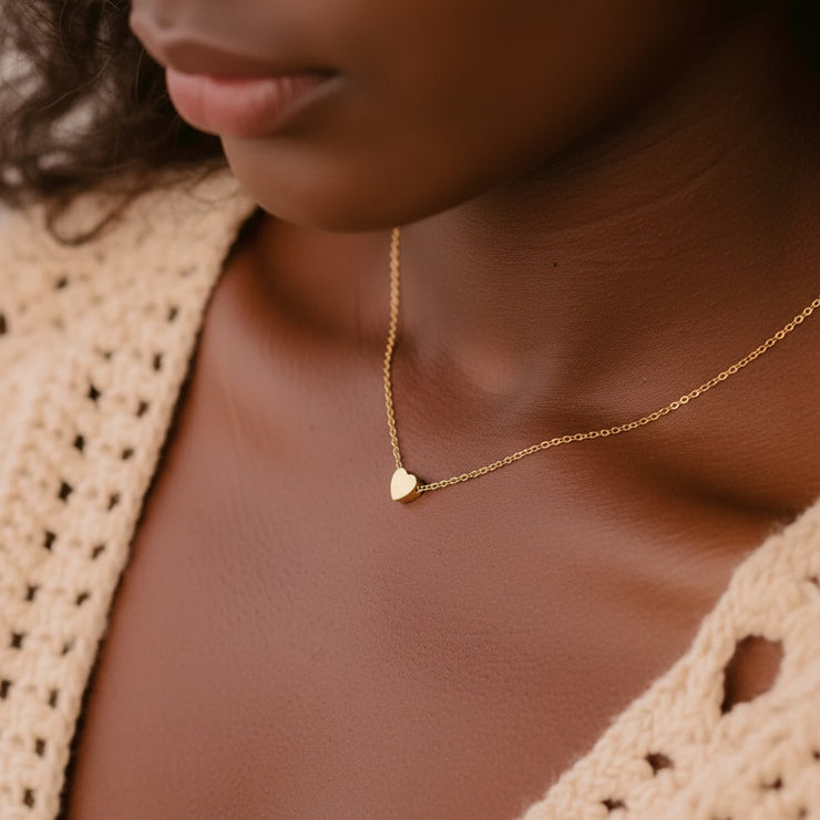 Riley - Chain Heart Necklace