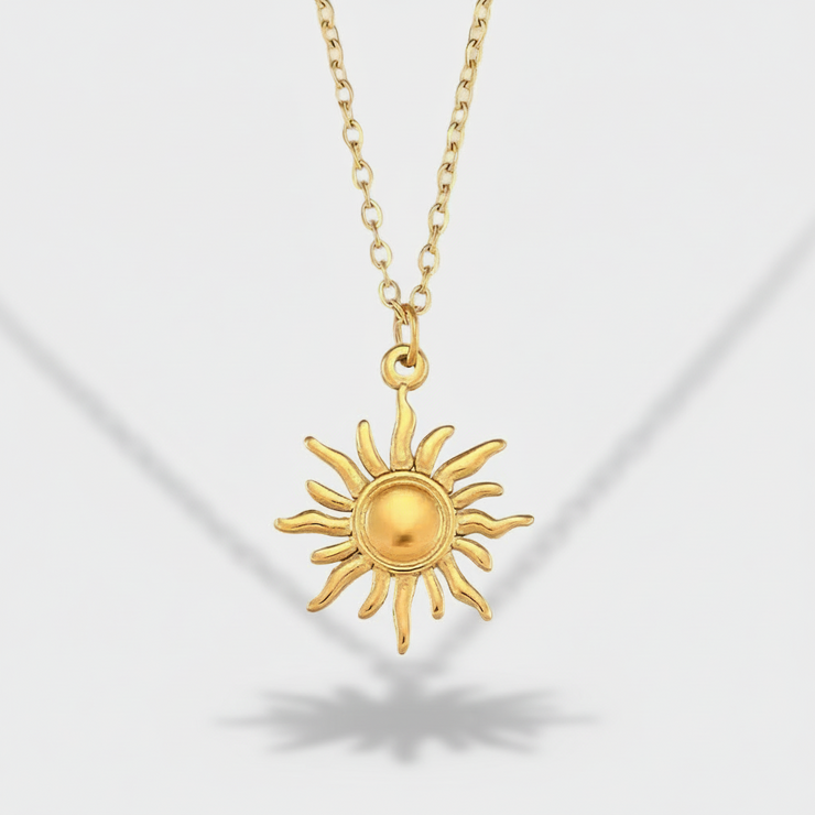 Sybil - Gold Sun Necklace