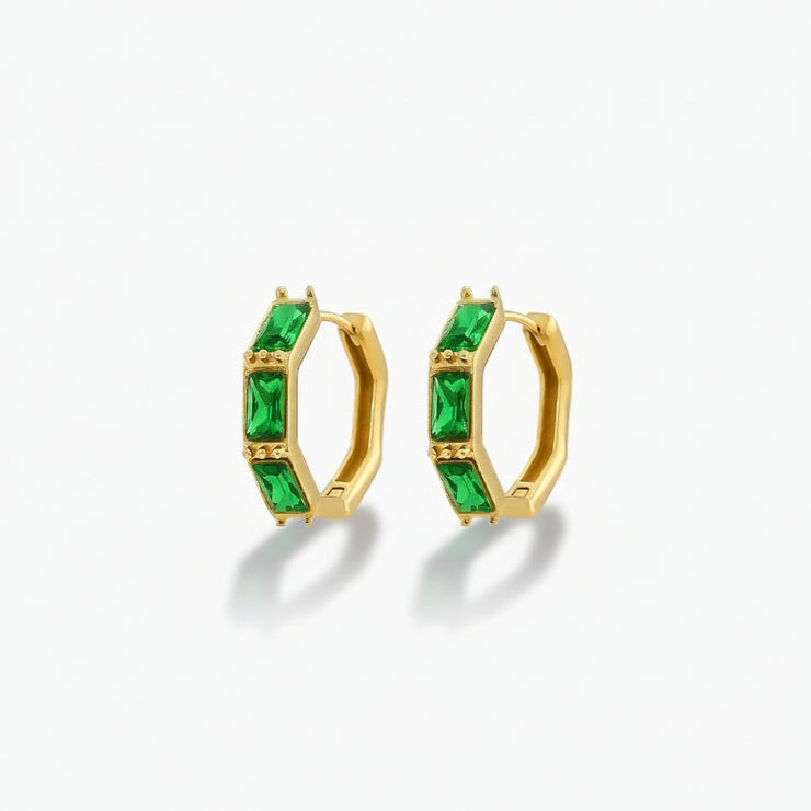 Louisa - Diamond Hoops