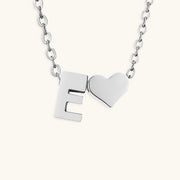Mallory - Love Initial Letter Necklace