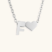 Mallory - Love Initial Letter Necklace