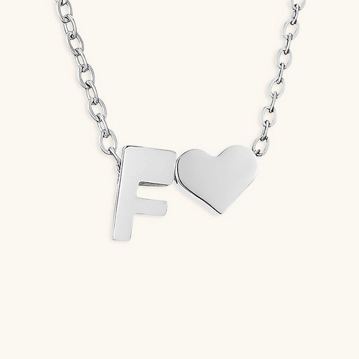 Mallory - Love Initial Letter Necklace