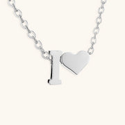 Mallory - Love Initial Letter Necklace