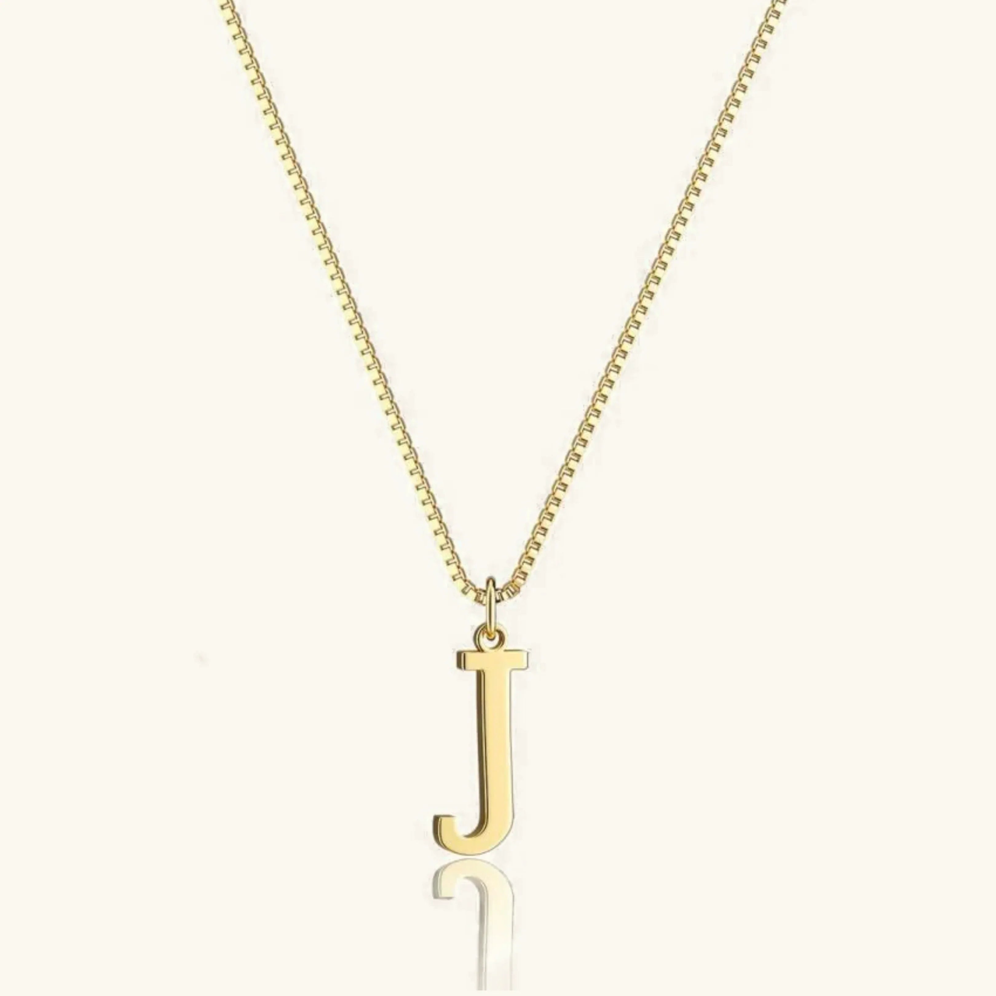 Karina Letter Initial Gold Necklace