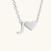 Mallory - Love Initial Letter Necklace