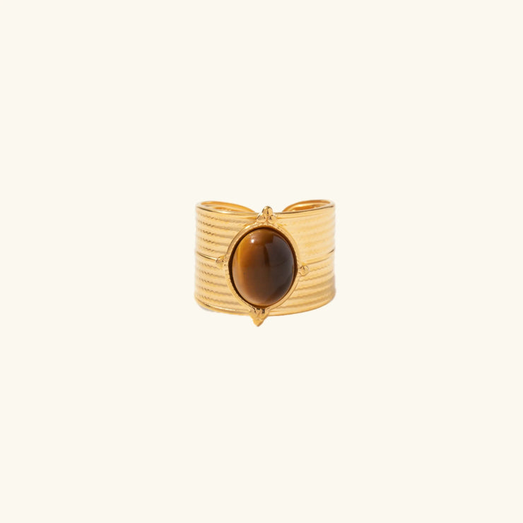 Paisley - Pearl Gold Ring