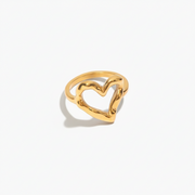 Nalini - Hollow Heart Ring