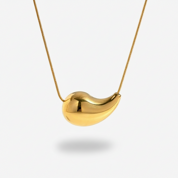 Malia - Sleek Bean Necklace