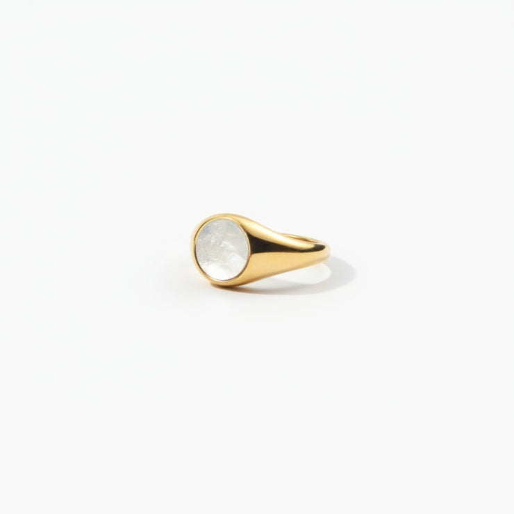 Mariam - Pearl Gold Ring
