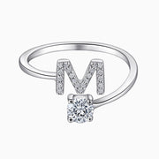 Personalized Initial Sterling Silver Ring