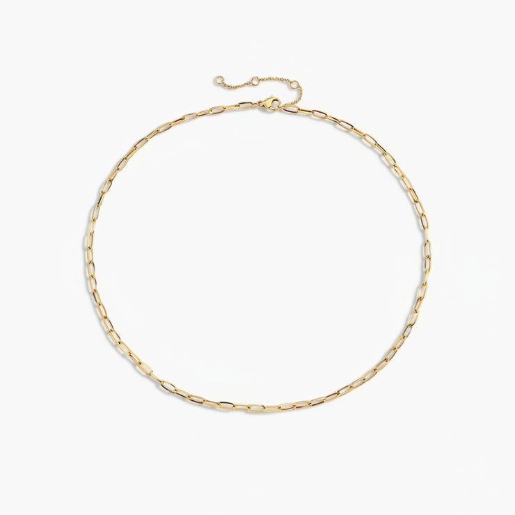 Leonie - Classic Paperclip Chain Necklace