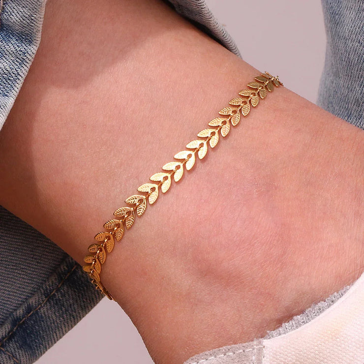 Laurel - Gold Anklet