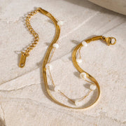 Reese - Freshwater Pearl Anklet