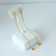 Macey - Diamond Chain Stud