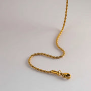 Riley - Rope Chain Gold Necklace