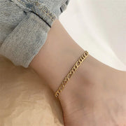 Nell - Gold Loop Anklet